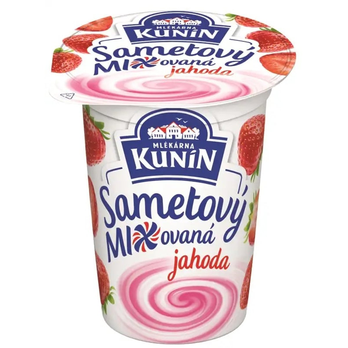 Mlékárna Kunín Sametový jogurt jahoda