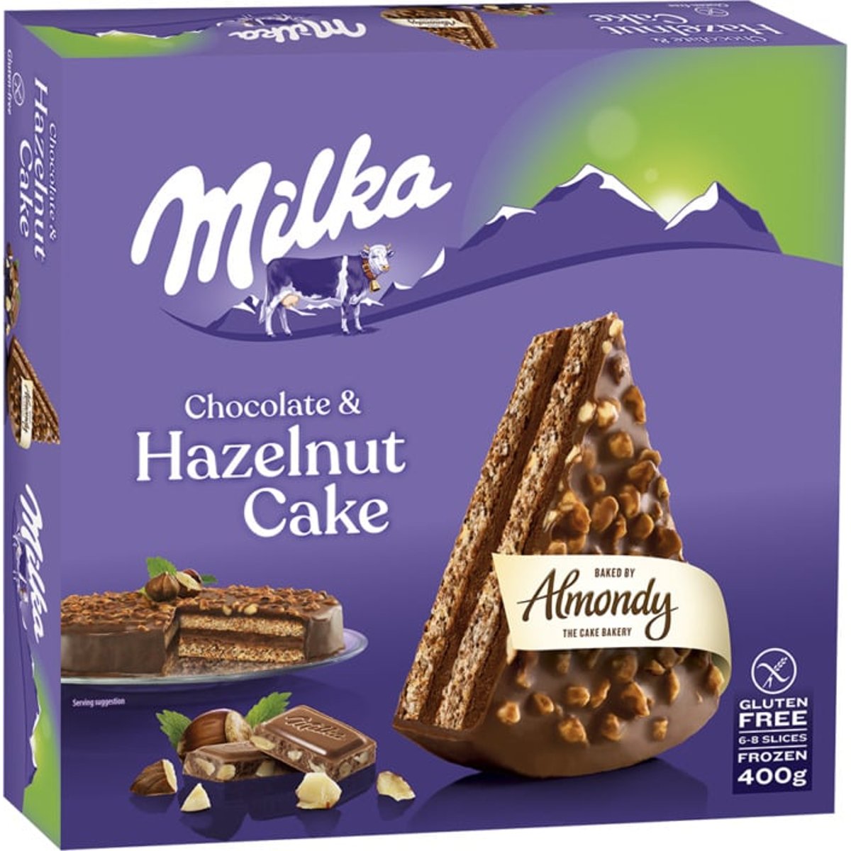 Milka Čokoládový dort s lískovými oříšky