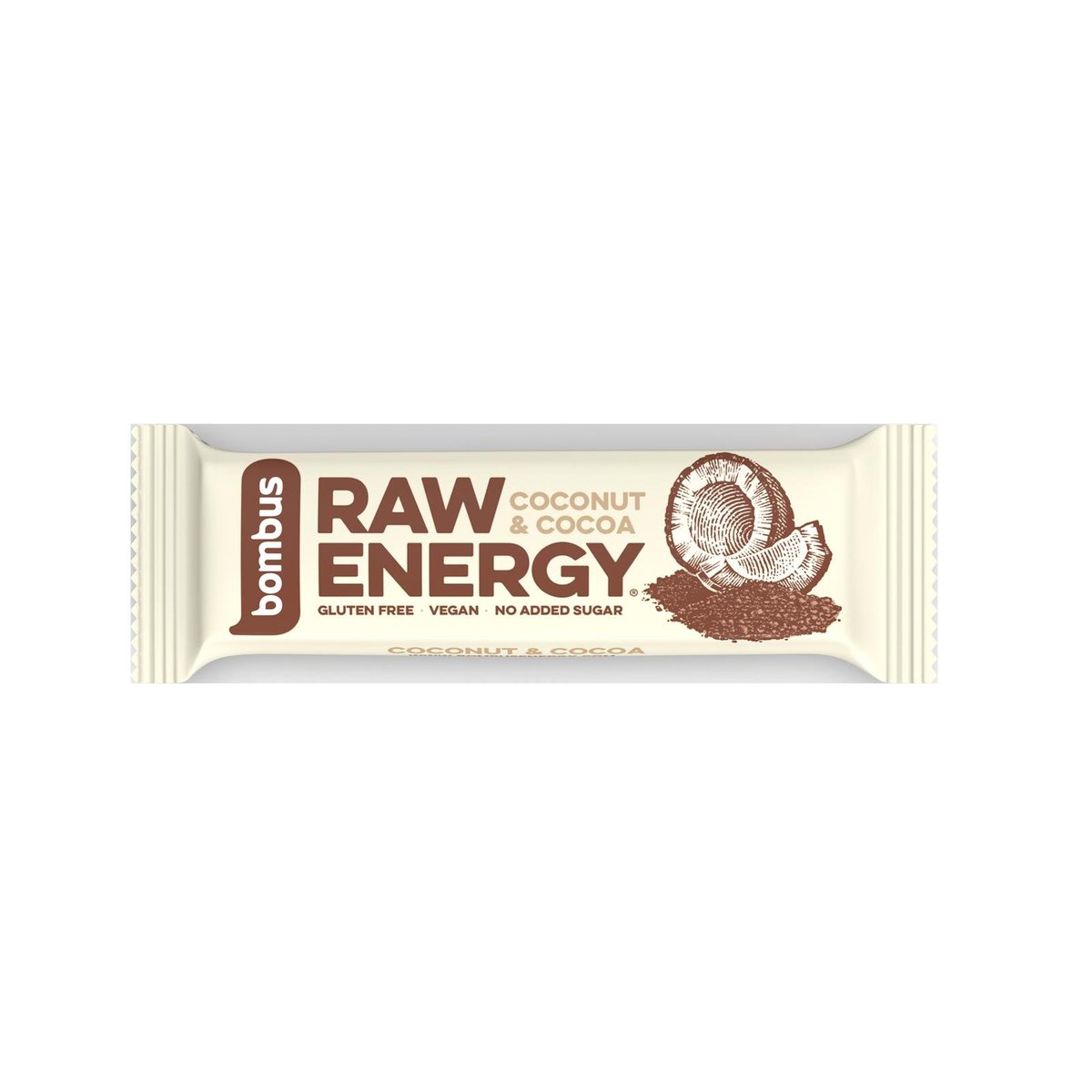 Bombus Raw energy cocoa & coconut tyčinka