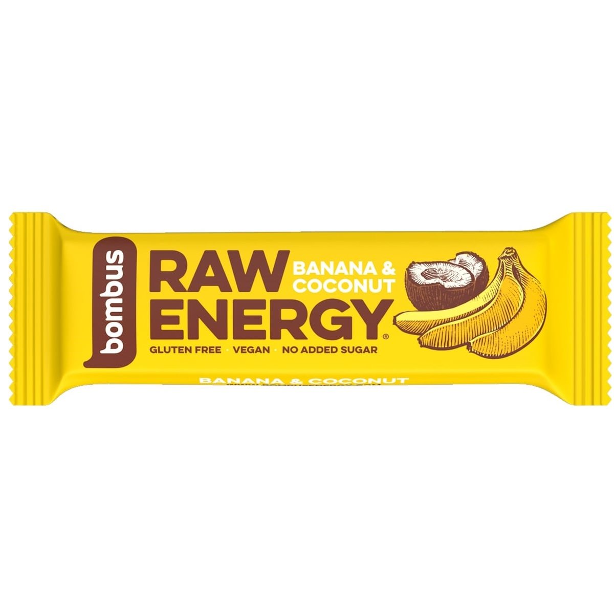 Bombus Raw energy banán & kokos tyčinka