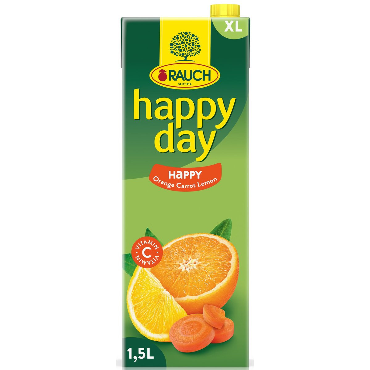 Rauch Happy Day Pomeranč, mrkev, citron