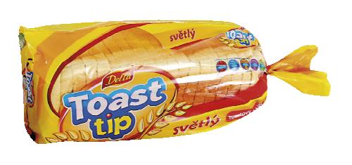 Toustový chléb Delta Toast tip, 500 g