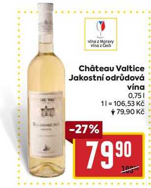  Château Valtice Jakostní odrůdová vína 0,75l
