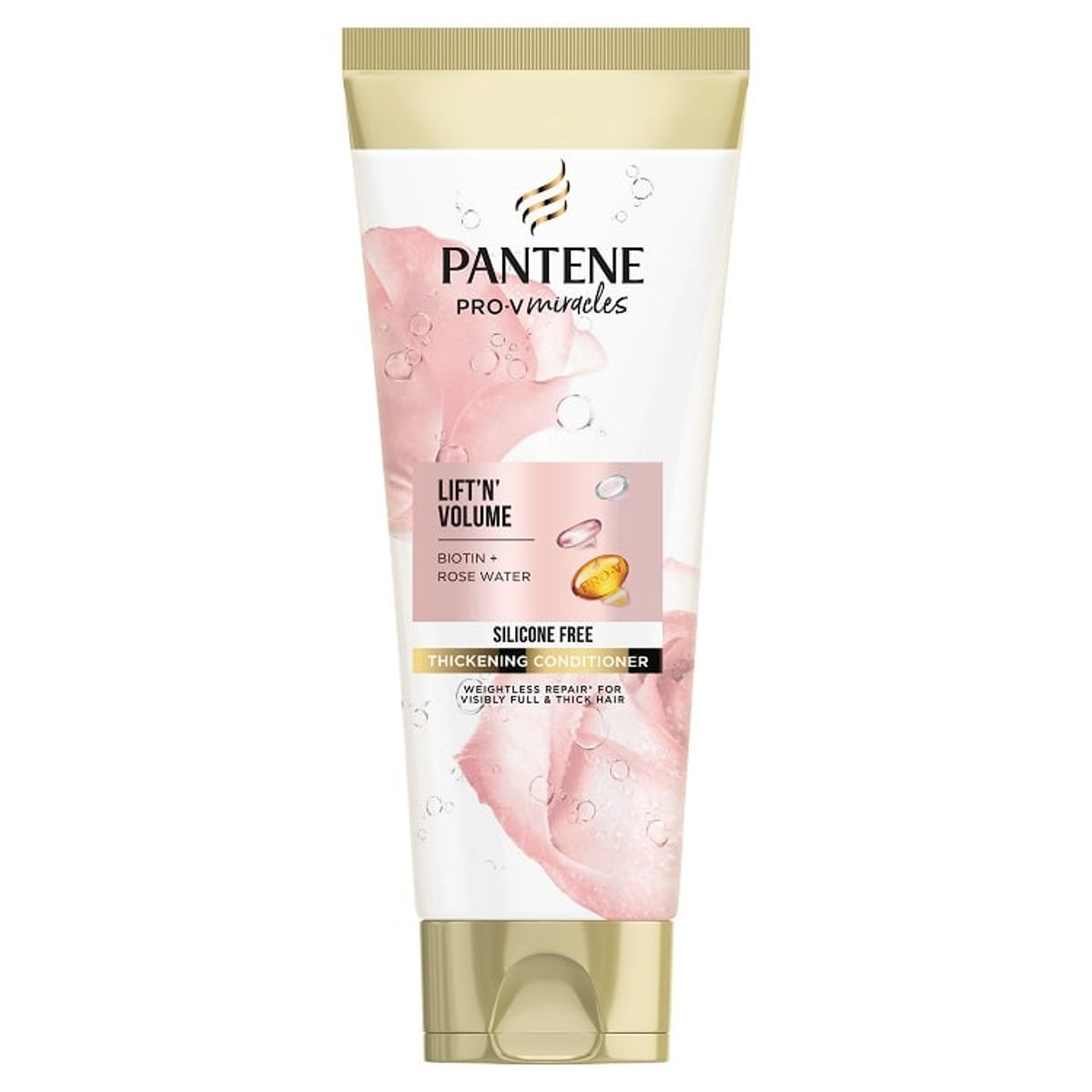 Pantene Lift'n'Volume Balzám na vlasy s biotinem a růžovou vodou pro větší objem