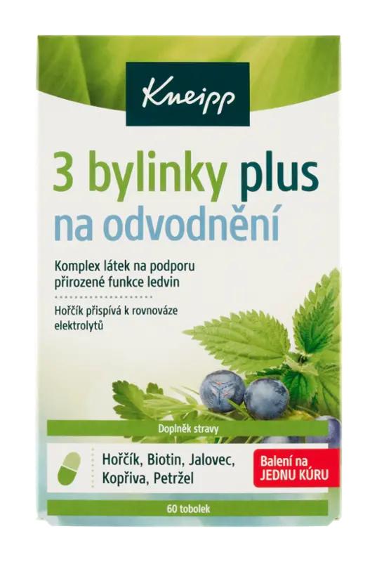 Kneipp Tři bylinky na odvodnění Plus, doplněk stravy, 60 ks