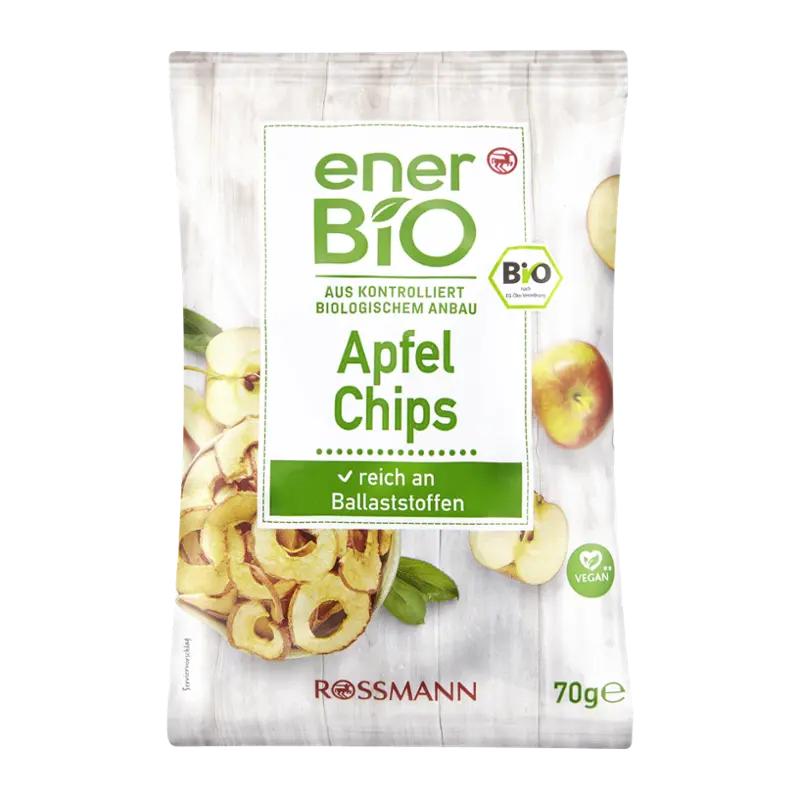 enerBiO Jablečné chipsy, 70 g