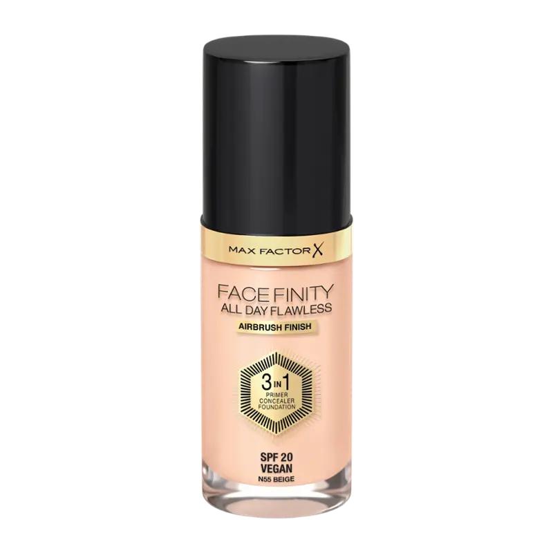 Max Factor Make-up 3v1 Facefinity All Day Flawless 055 beige, 1 ks