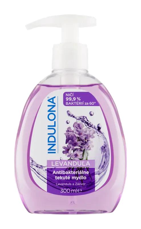 Indulona Antibakteriální tekuté mýdlo levandule, 300 ml