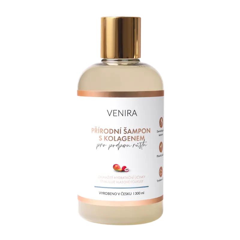 Venira Přírodní šampon s kolagenem mango-liči, 300 ml
