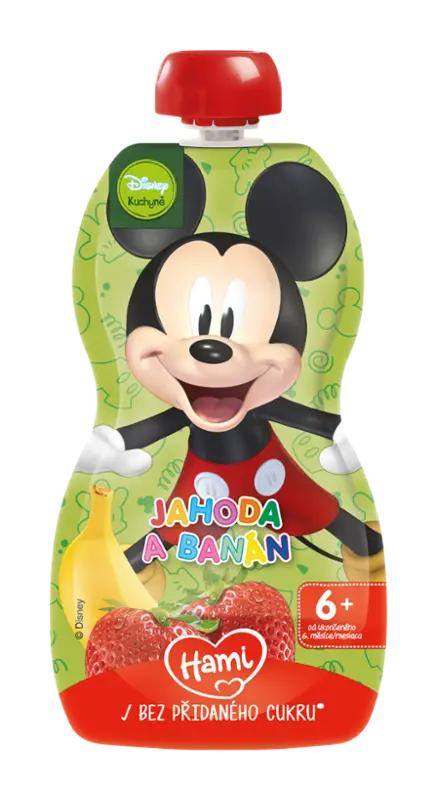 Hami Ovocná kapsička Disney Junior Mickey jahoda a banán, 110 g