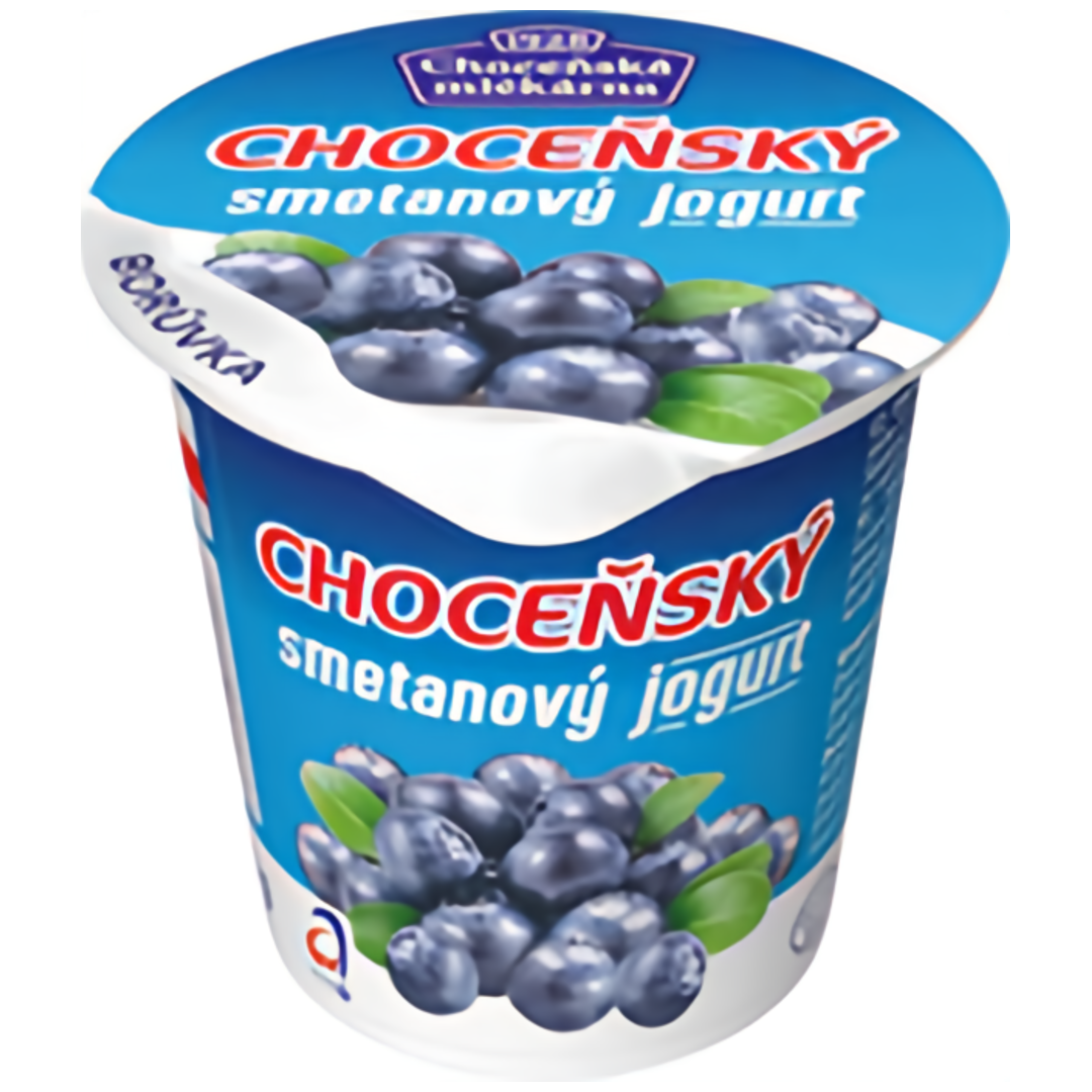 Choceňská Mlékárna Choceňský smetanový jogurt borůvkový