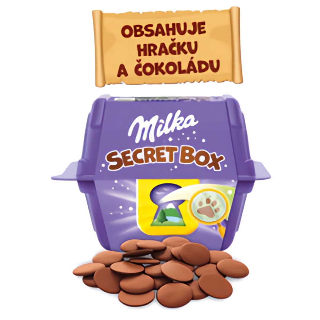 Milka Secret Box čokoláda s překvapením