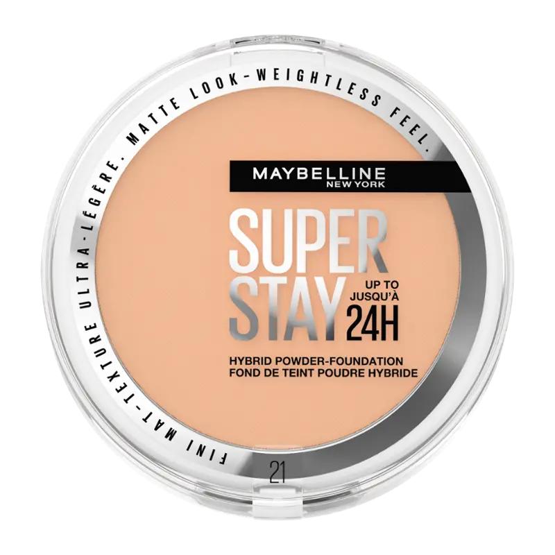 Maybelline SuperStay 24H Hybrid Powder-Foundation make-up a pudr 2v1, 1 ks