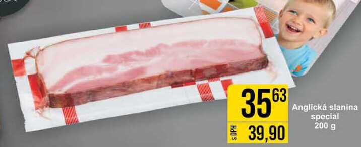 Anglická slanina special, 200 g 