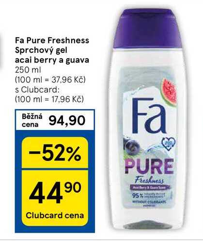 Fa Pure Freshness Sprchový gel acai berry a guava