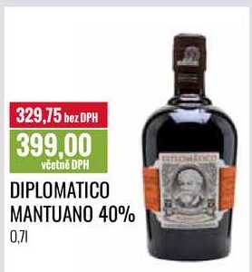 DIPLOMATICO MANTUANO 40% 0,7l