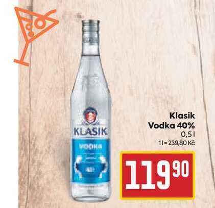 Klasik Vodka 40% 0,5l