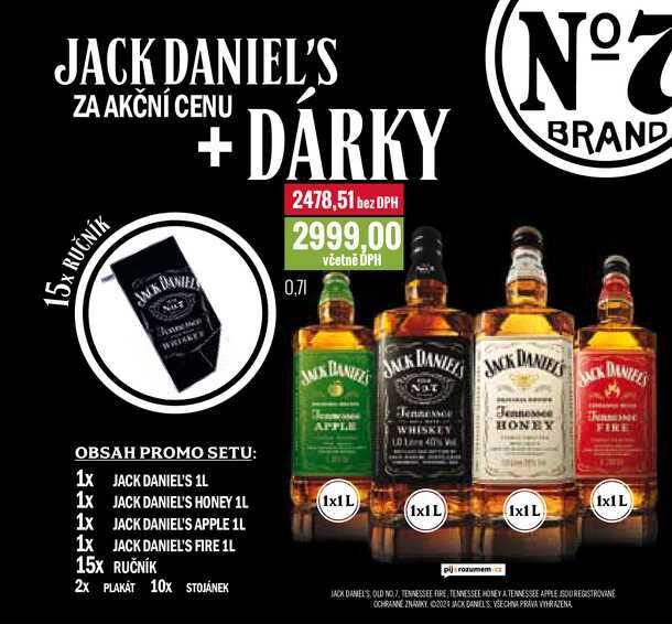JACK DANIEL'S 4x 0,7l