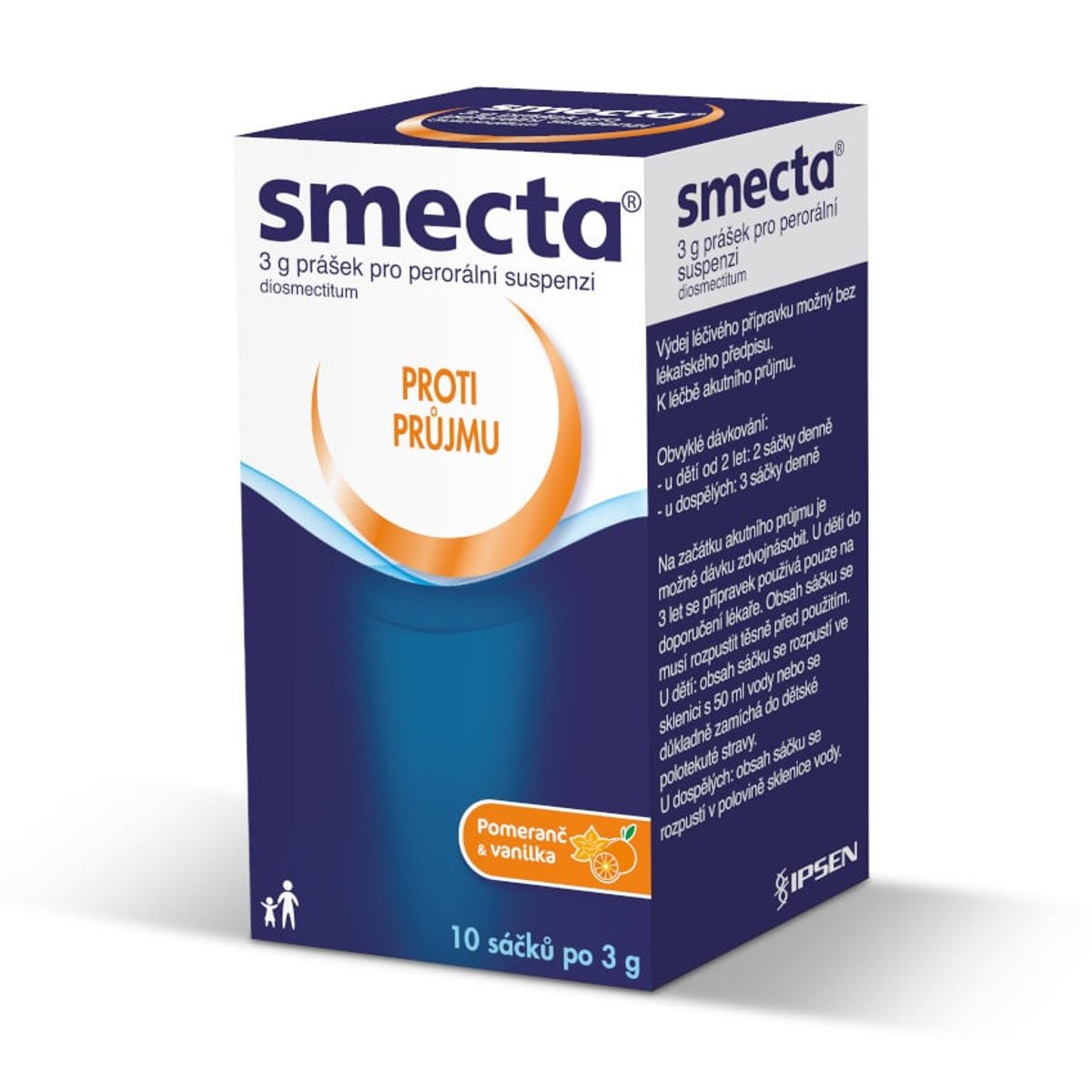 SMECTA 3G Prášek pro perorální suspenzi 10