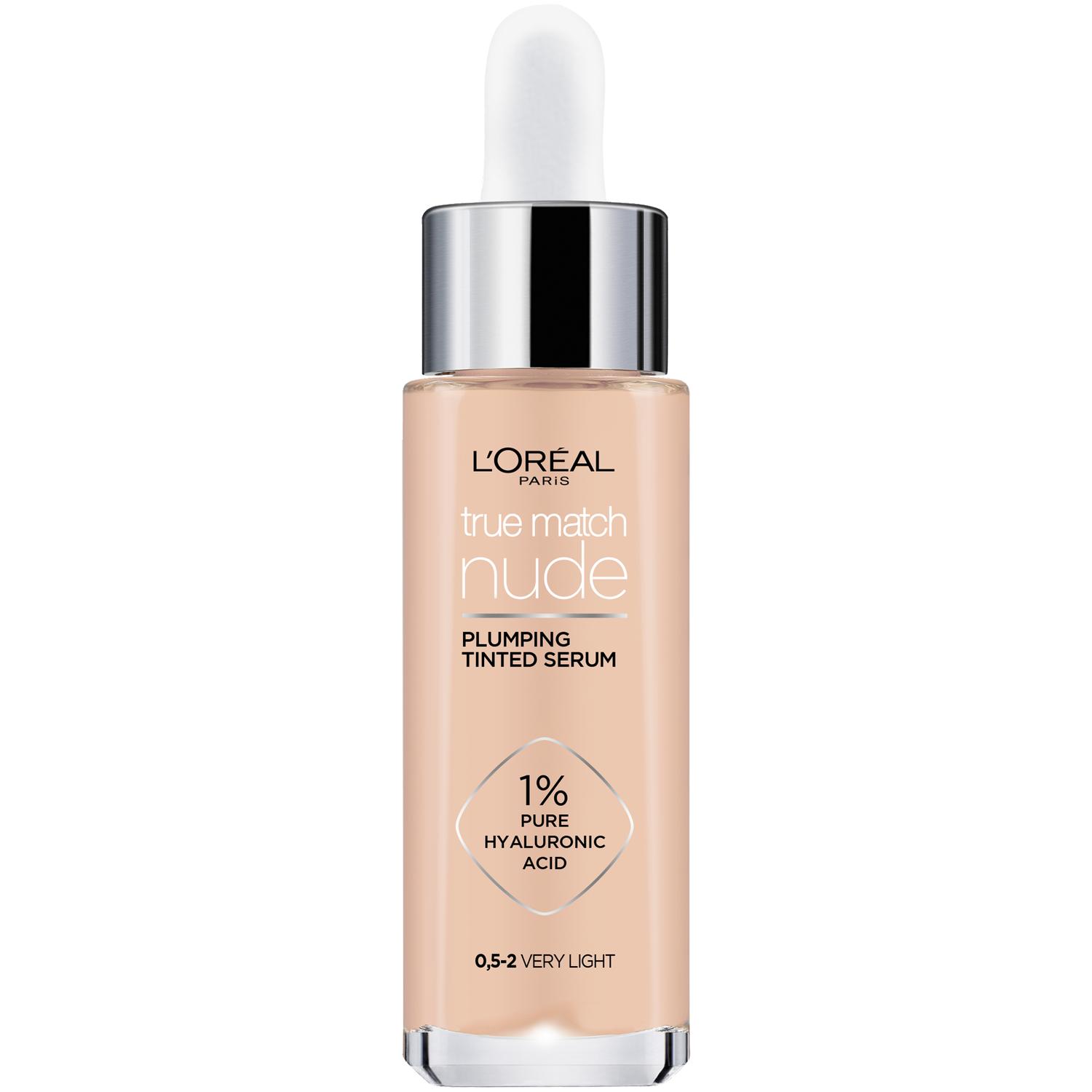 L'Oréal Paris True Match, koncentrované sérum v make-upu na obličej 0,5-2 very light, 30 ml