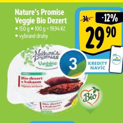 Nature's Promise Veggie Bio Dezert 150 g 
