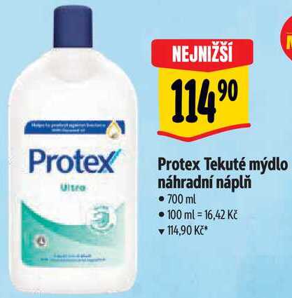 Protex Tekuté mýdlo náhradní náplň, 700 ml 