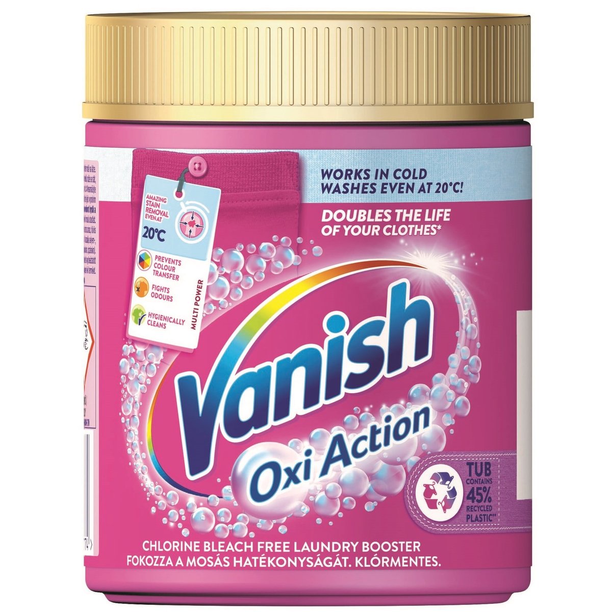 Vanish Oxi Action prášek na odstranění skvrn