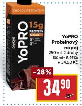 YOPRO Proteinový nápoj 250 ml