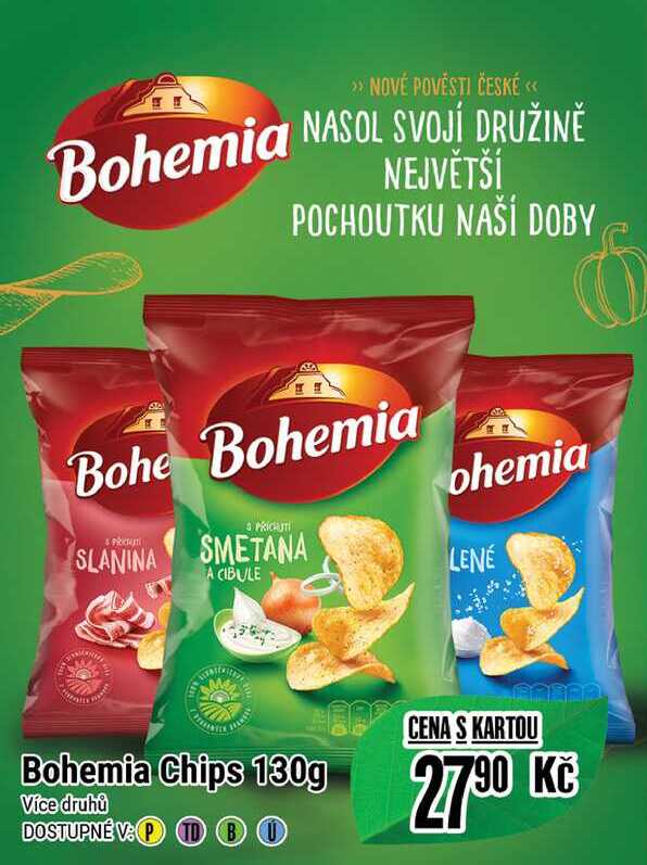 Bohemia Chips 130g 