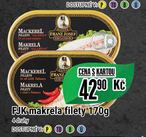 FJK makrela filety 170g 