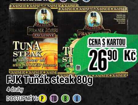 FJK Tuňák steak 80g 