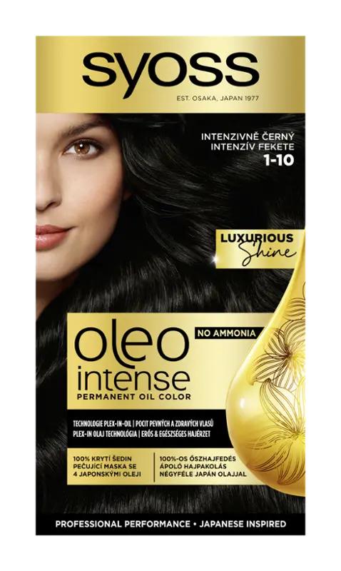 Syoss Oleo Intense barva na vlasy intenzivně černá 1-10, 1 ks