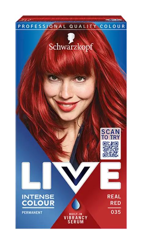 Schwarzkopf Live barva na vlasy pravá červená 035, 1 ks