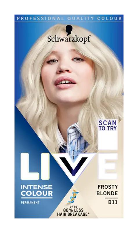 Schwarzkopf Barva na vlasy Live Colour B.11 mrazivá blond, 1 ks