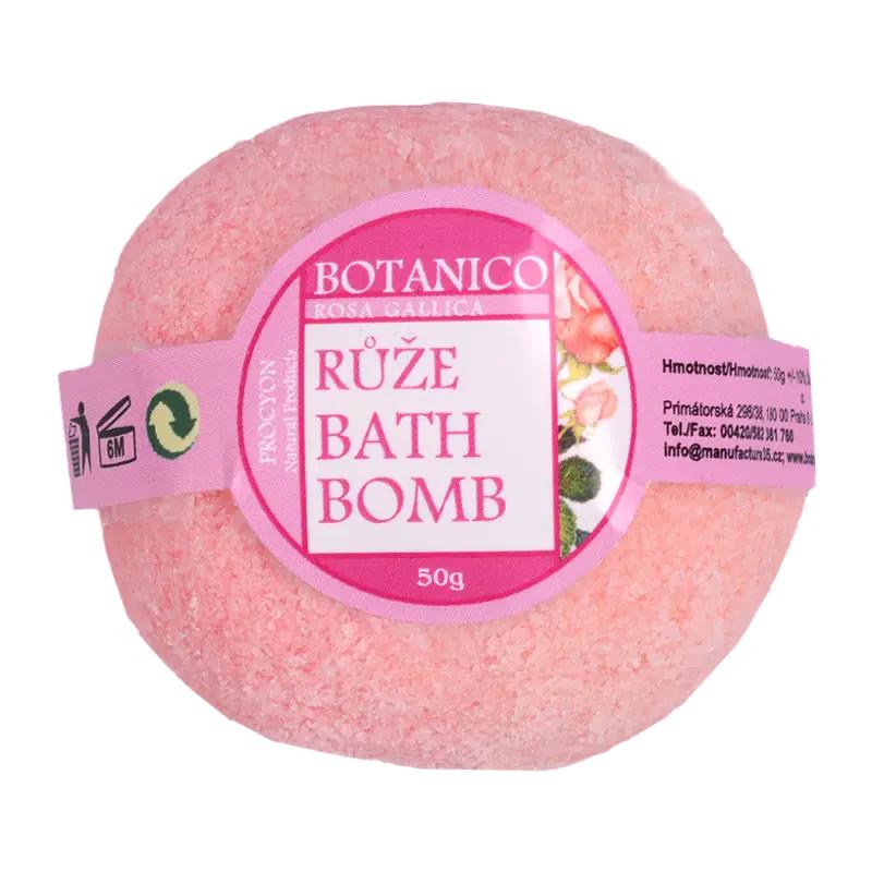 Botanico Bomba do koupele s vůní růží, 50 g