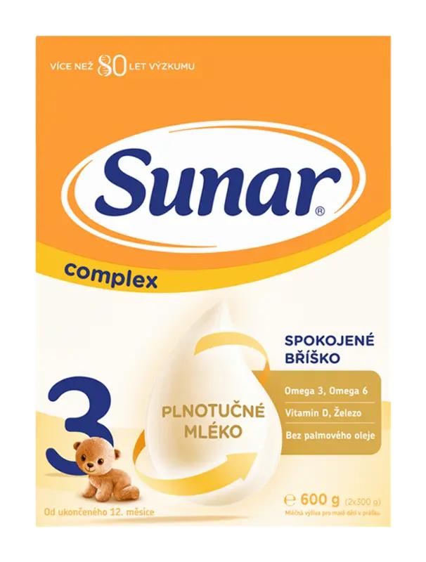 Sunar Complex 3 batolecí mléko, 600 g