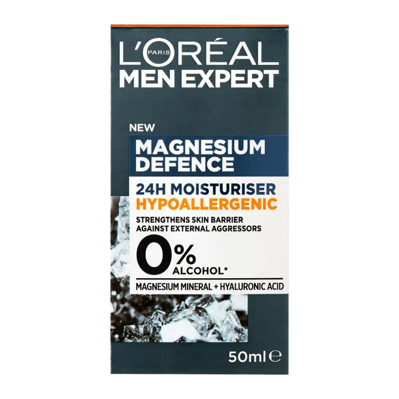 L'Oréal Men Hydratační krém Magnesium Defence 24h, 50 ml