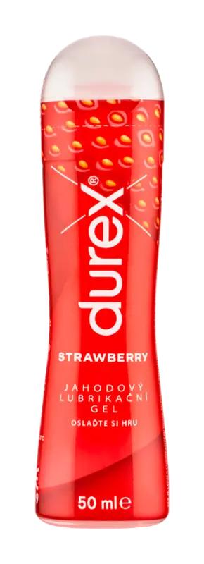 Durex Lubrikační gel Strawberry, 50 ml