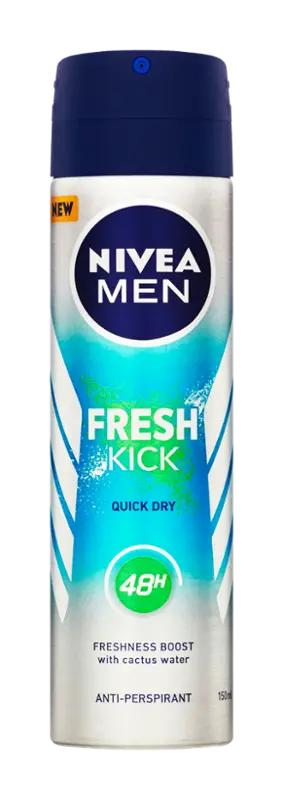NIVEA Men Sprej antiperspirant Fresh Kick, 150 ml