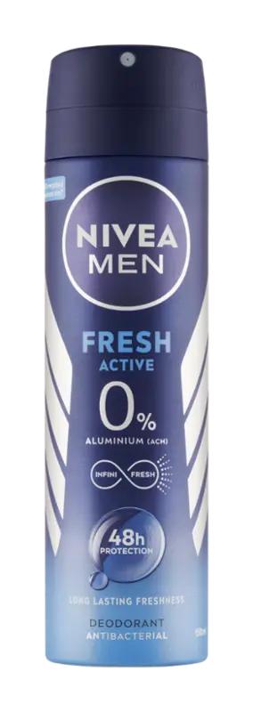 NIVEA Men Sprej deodorant Fresh Active, 150 ml