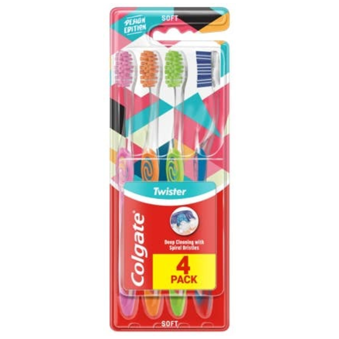 Colgate Twister Design Edition zubní kartáček měkký