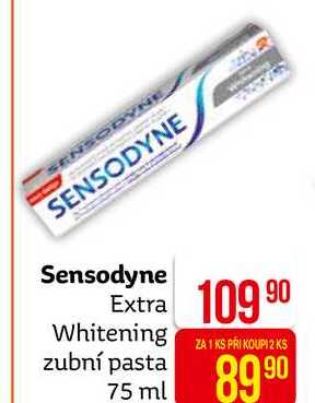 Sensodyne Extra Whitening zubní pasta 75 ml 