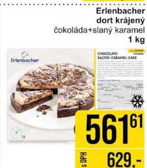 Erlenbacher dort krájený čokoláda+slaný karamel, 1 kg