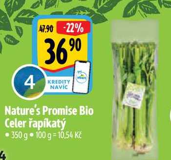 Nature's Promise Bio Celer řapíkatý, 350 g 