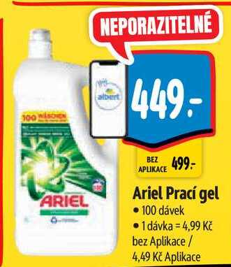 Ariel Prací gel, 100 dávek 