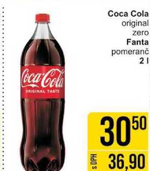 Coca Cola original, 2 l