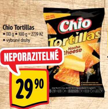 Chio Tortillas, 110 g 