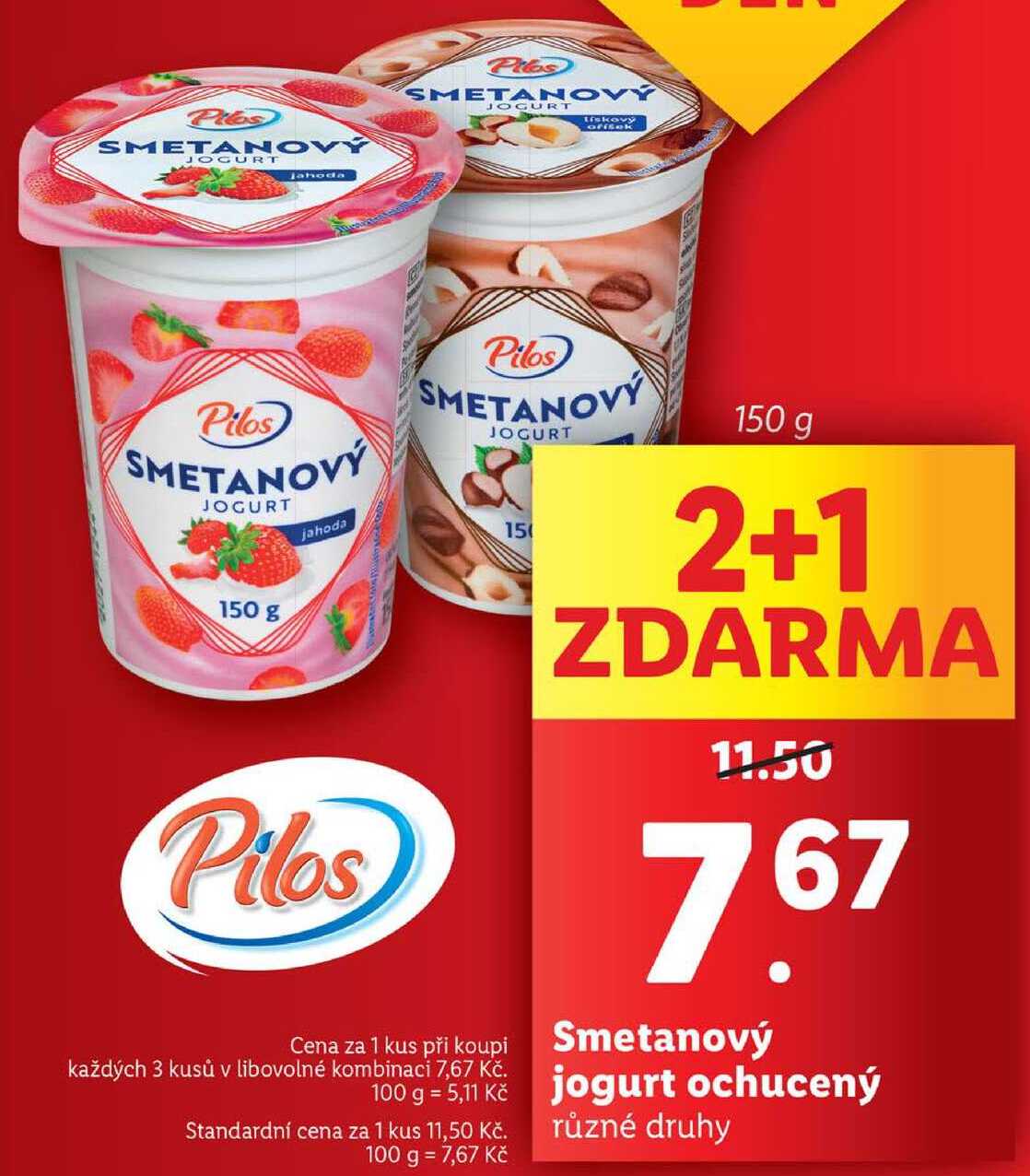 Smetanový jogurt ochucený, 150 g