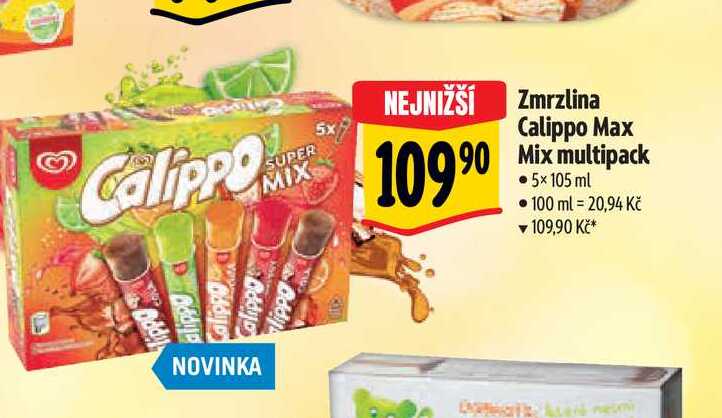  Zmrzlina Calippo Max Mix multipack 5×105 ml  