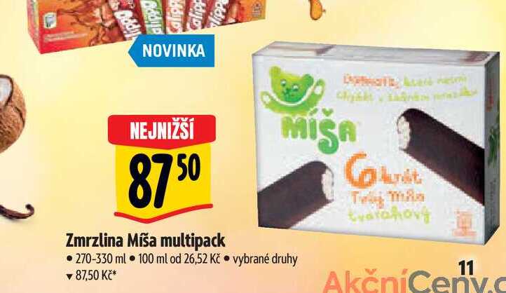  Zmrzlina Míša multipack MIŠA 270-330 ml 